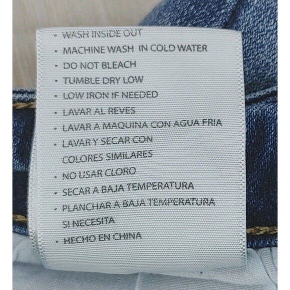 KanCan KC6339D Distressed Skinny Jeans Juniors Sz 3/25 Medium Wash Stretch Denim - Picture 11 of 11